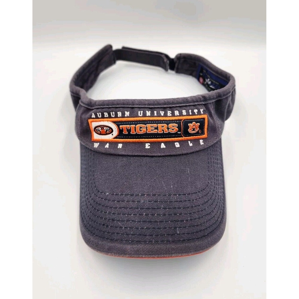 Vintage Auburn University Tigers Visor Hat NCAA Sports‎ Cap Blue